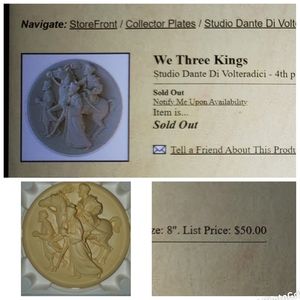 Religious decorative plate